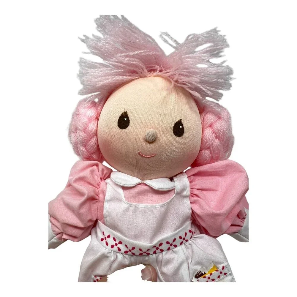 Applause Piroette Nurse Clara Cloth Doll Pink Hair Nurse Dress 2596 13 in - Picture 5 of 9